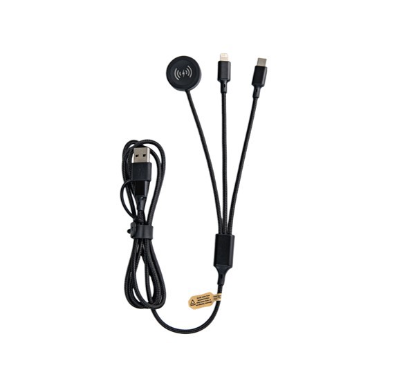RPET charging cable with watch charger 6in1 UC067