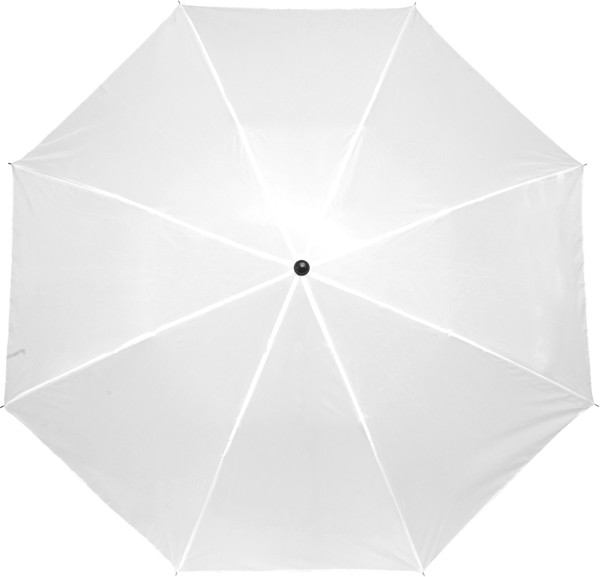 Parapluie pliable en polyester Mimi - White