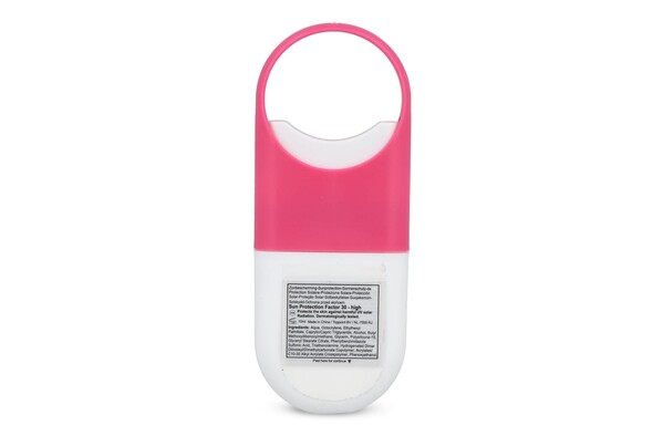 Sprej za sončenje SPF30, PP material - Bela / roza