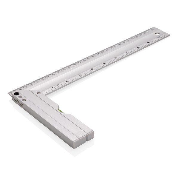 Xd Collection aluminijasto ravnilo, 30 cm, nivo 0,5 mm