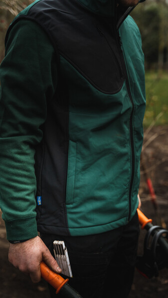 3702 Softshell Vest Grey 3XL