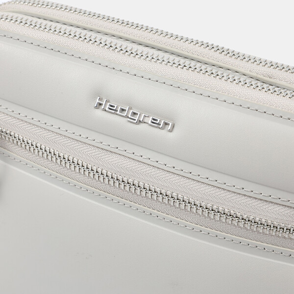 DOPPIO+ | Crossbody dublu + RFID - Hedgren - Vaporous Grey