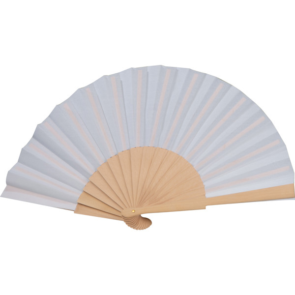 Hand fan GERTA - White