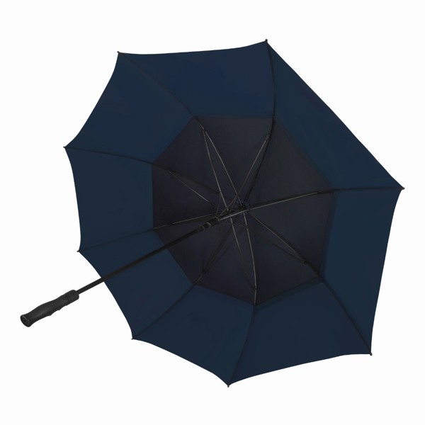 FALCONE - Parapluie tempte - Automatique - Impermable au vent -  130 cm - Bleu marin