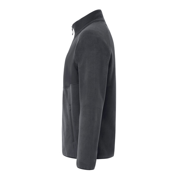 Iqoniq Talung recycled polyester microfleece zip through - Storm Grey / XXS