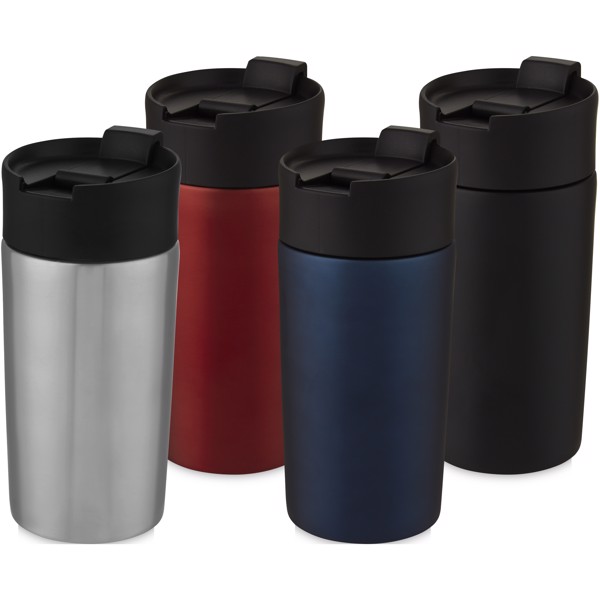Gobelet avec isolation par le vide et couche de cuivre Jetta 330 ml - Bleu