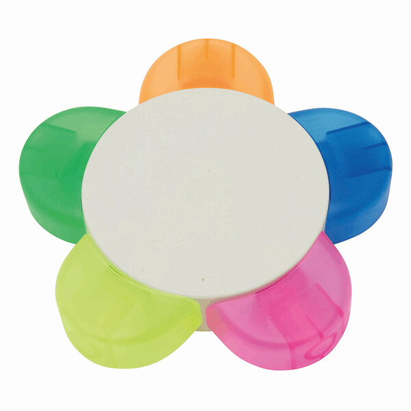 Flower-Shaped Highlighter Flower