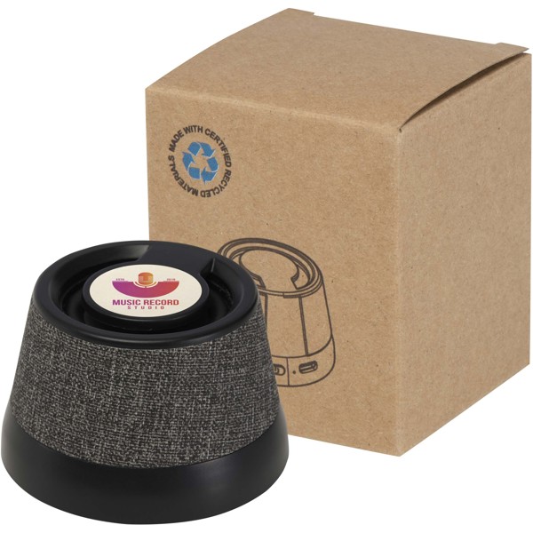 Haut-parleur Horna sans fil magnétique en plastique recyclé de 3 W