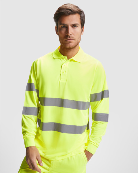 Av Polo Polari - Rojo Laboral/Amarillo Flúor / XL