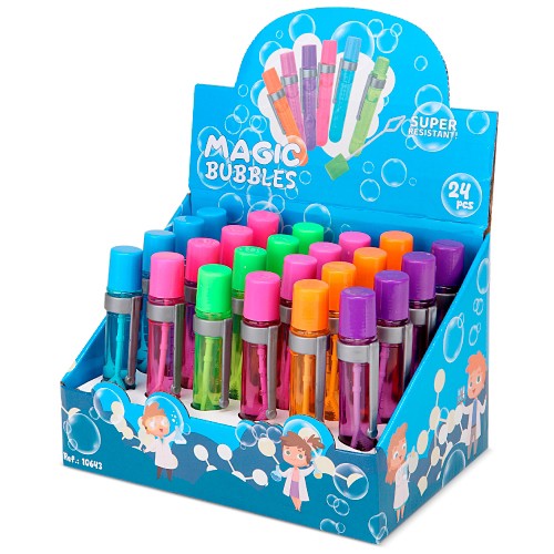 SET 24 GEL BUBBLE WANDS "BUBLIN"