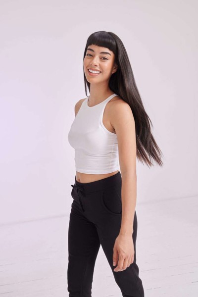 Women's Cropped Top - White / L