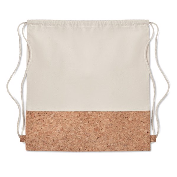 Illa drawstring bag cotton 160g/m² 41x38cm - Beige