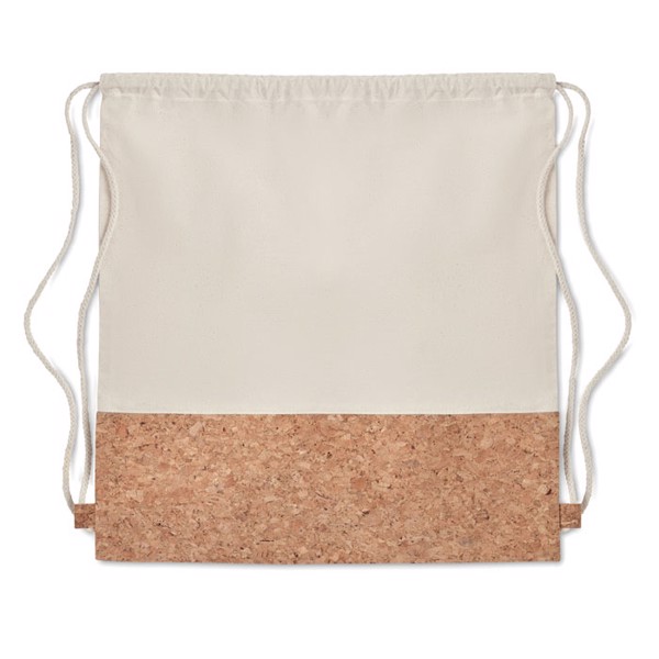 160gr/m² cotton drawstring bag Illa - Beige