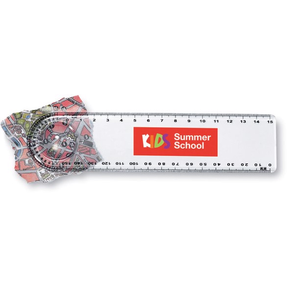 MB - Ruler with magnifier Lasta