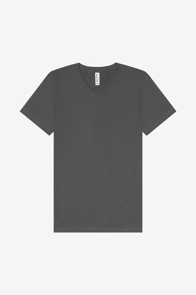 Unisex V-Neck Jersey Tee - White / XS