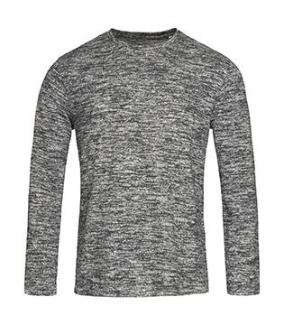 Knit Long Sleeve - Dark Grey Melange / S