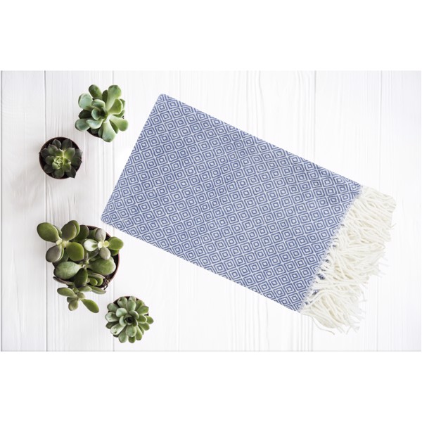 Zinnia summer blanket - Royal Blue