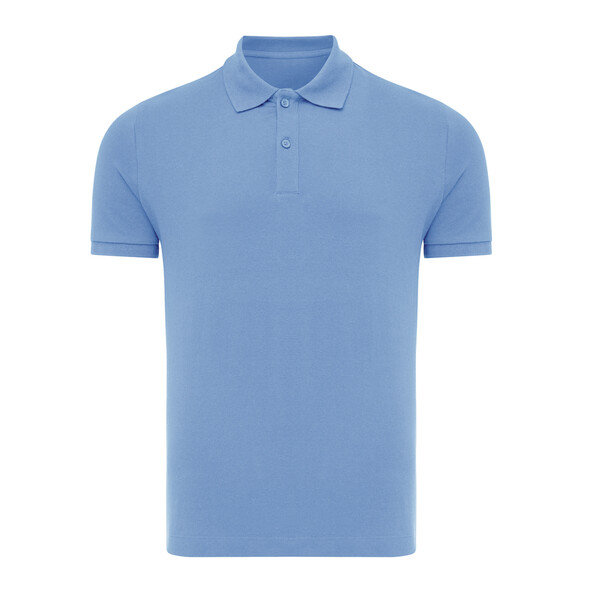 Polo tričko IQONIQ Yosemite z recykl. bavlny - Moon Blue / XL