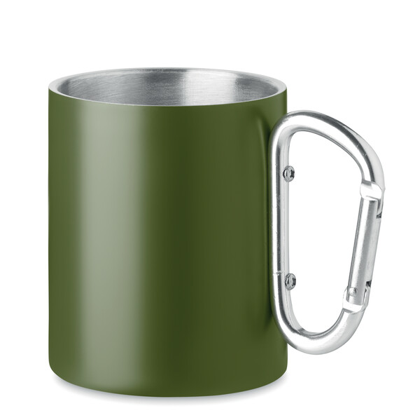 Tazza in metallo doppio strato Trumba - Verde Scuro