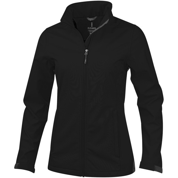 Maxson women's softshell jacket - Solid black / XS