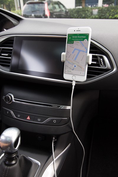 360 car phone holder - White