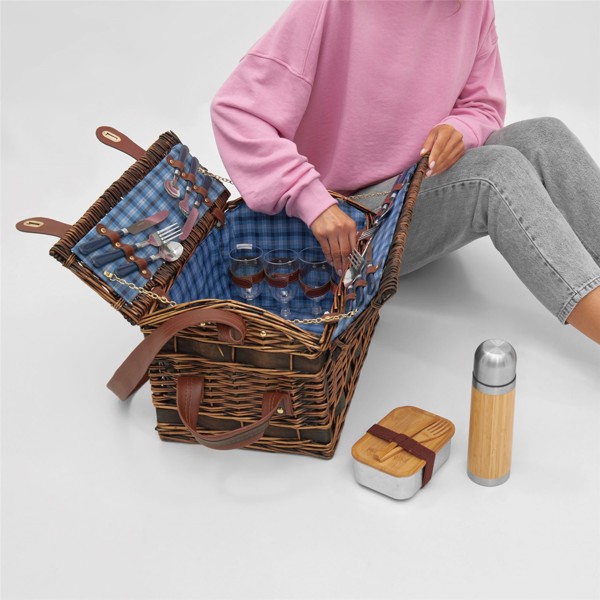 Weiden-Picknickkorb Summertime
