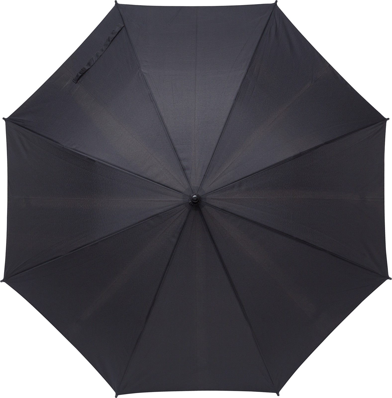RPET pongee (190T) umbrella - Black