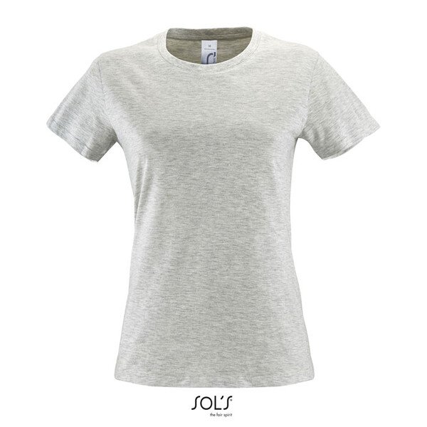 REGENT T-SHIRT SENHORA 150g Regent Women - CinzaL
