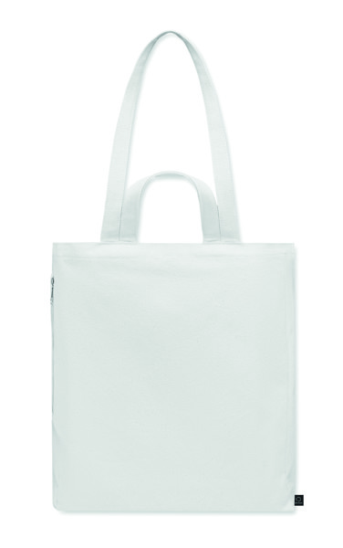 Reciklirana torbica Gave Color, 380 g/m², bombaž RPET - Bela