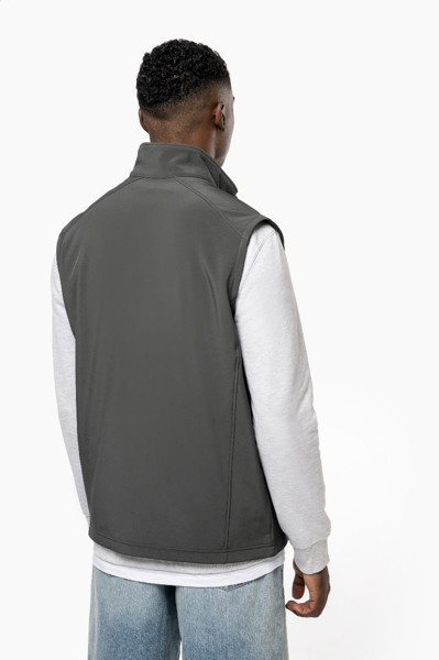 2-Layer Softshell Bodywarmer Vest KA423 - Dark Grey / XXL