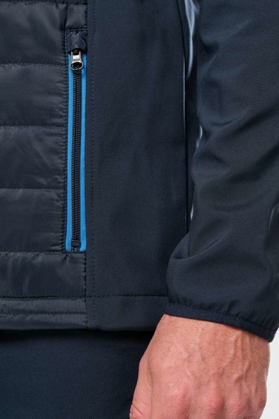 Unisex Dual-Fabric Daytoday Jacket - Navy / Silver / M