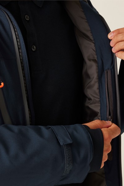 X-Pro Marauder Iii Waterproof Insulated Jacket - Grey / Black / L