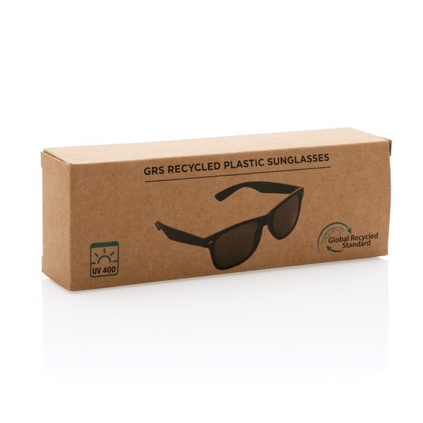 GRS recycled PC plastic sunglasses - Black