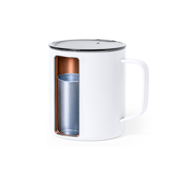 Taza Térmica Hanna - Blanco