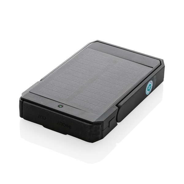 Skywave 5000mah Solar Powerbank, 10W Wireless aus rPlastik