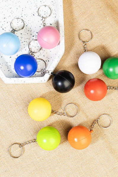 Antistress Keyring Relixa Fob - White