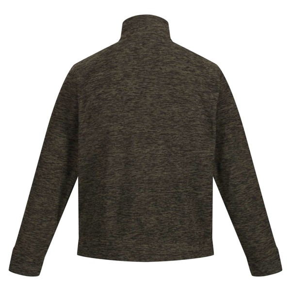 Thornly Men - Full Zip Marl Fleece - Dark Khaki Marl / 2XL