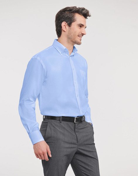 Ultimate Non-Iron Shirt Long Sleeve - White / M