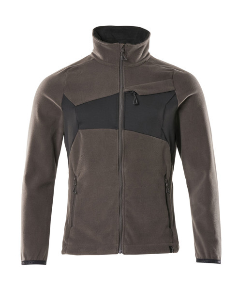 Fleece Jacket - MASCOT® - Dark Anthracite / Black / 3XL