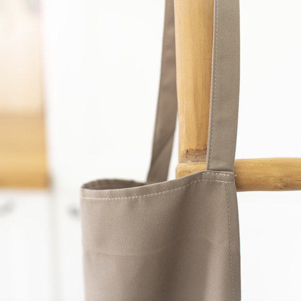 Avental Mindy | Poliéster twill 200 g/m² - cinzento