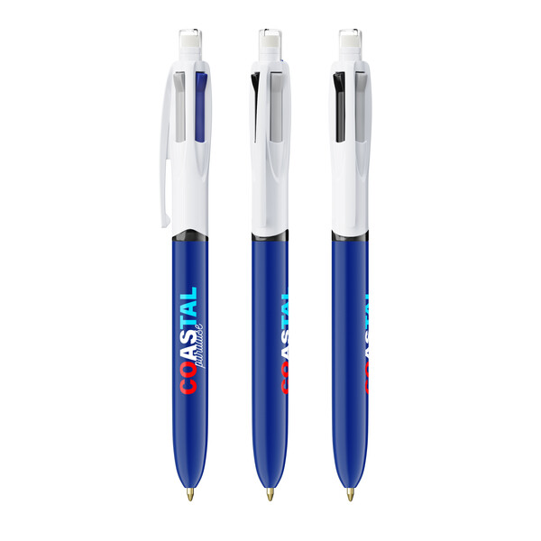 BIC® 4 Colours® 3+1 Inspire - Bleu Marine