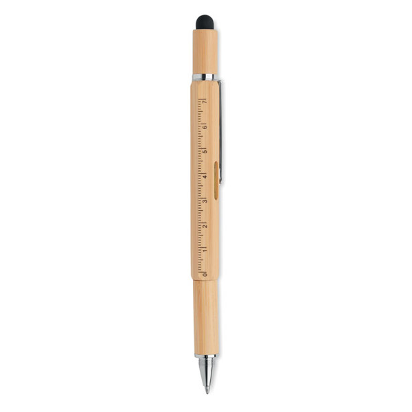 MB - Spirit level pen in bamboo Toolbam