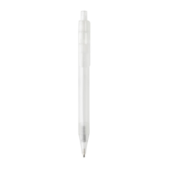 GRS RPET X8 transparent pen - White