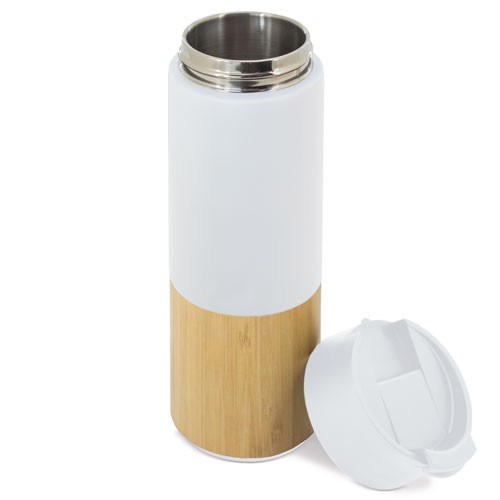 VASO TERMO DOBLE PARED "RAUL " - Blanco