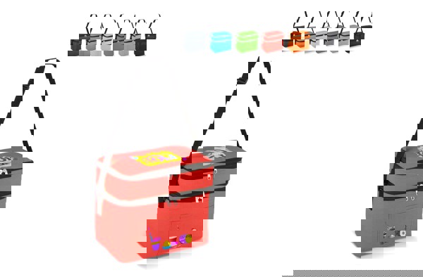 R-PET 600D Dual compartment cooler bag 30 x 20 x 25cm 12L - Black