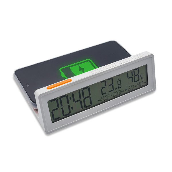 Interio wireless charger with weather station