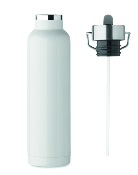 Steklenička Riflow iz recikliranega jekla, 660 ml - Bela