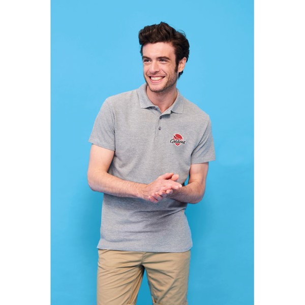 SPRING II MEN Polo 210g - White / 4XL