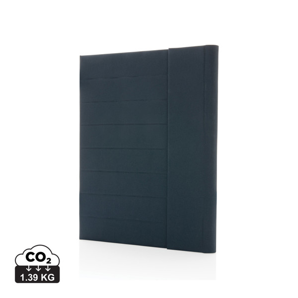 Impact Aware™ A4 portfolio with magnetic closure - Navy