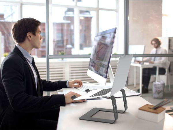PORT CONNECT aluminum laptop stand